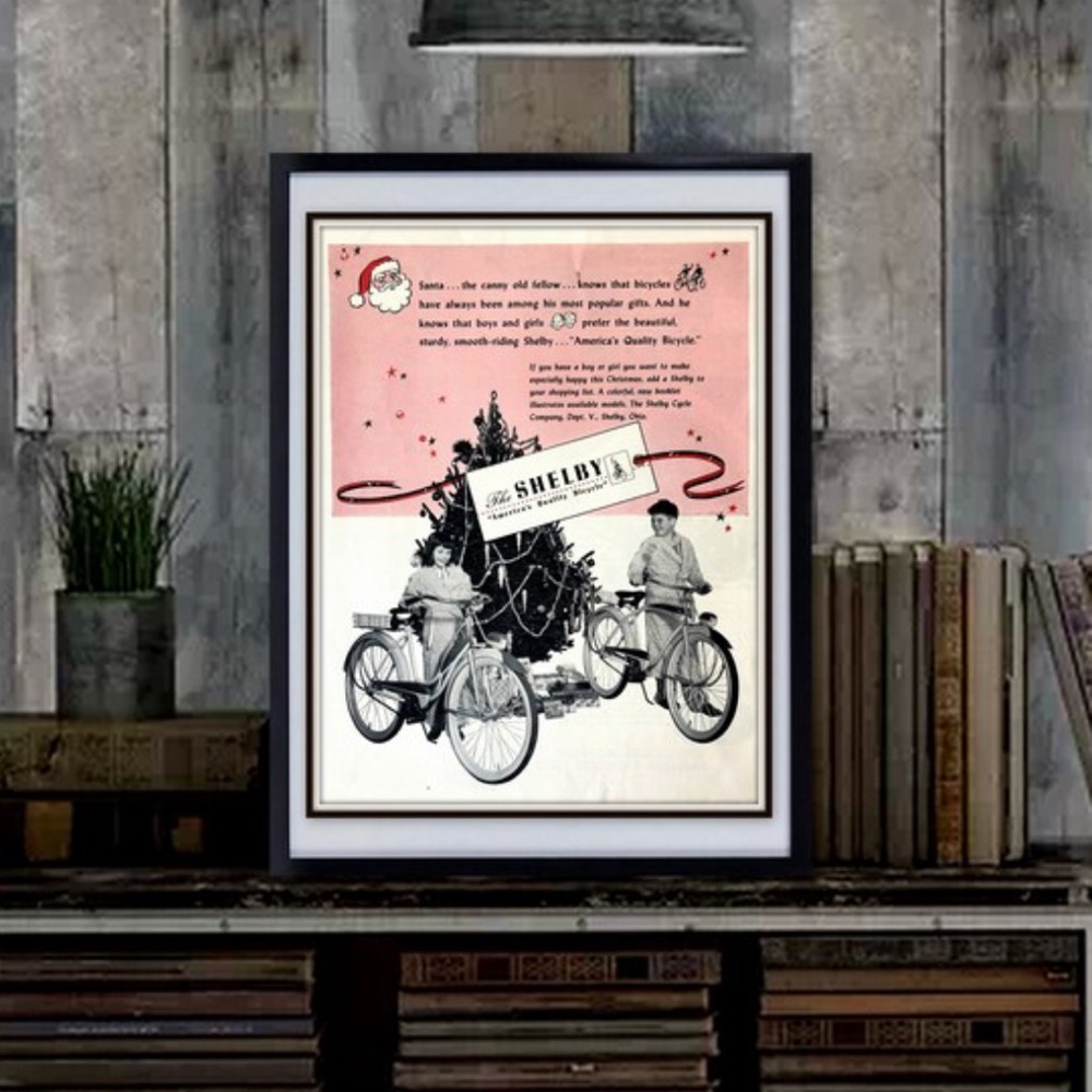 SHELBY Bicycle AD 1946 Print Advertising